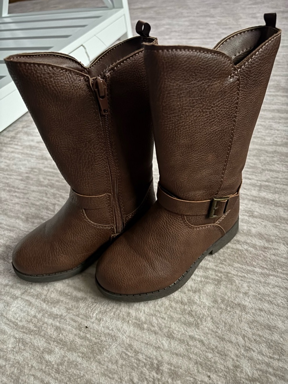 OshKosh B'gosh Brown Kids Boot with Stitch Detailing